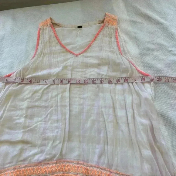 Free People Run With Me Ivory Mini Dress Size S - Picture 6 of 10